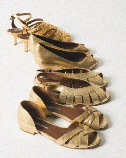 Sanni 20 Sandaler, Guld, 42