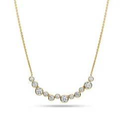 Sardinien Dodici Halskæde, Gold Plated, 45 cm