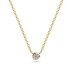 Sarzana Halskæde, Gold Plated, 45 cm