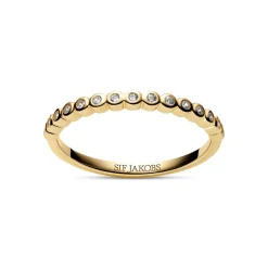 Sarzana Ring, Gold Plated, 54