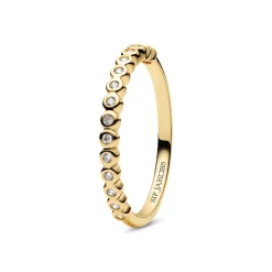 Sarzana Ring, Gold Plated, 54