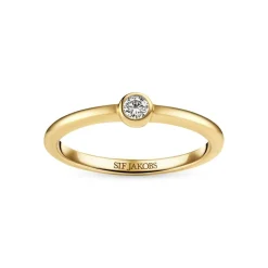 Sarzana Uno Ring, Gold Plated, 56