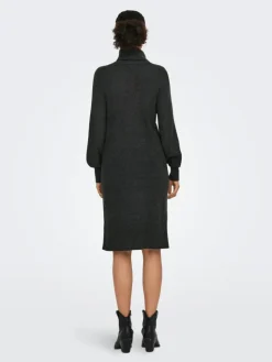 Sasha Strikkjole, Dark Grey Melange, XS