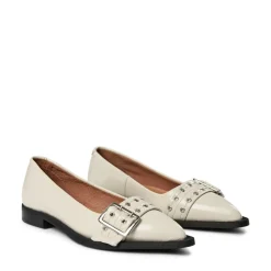 Saso Low Sko, Beige Patent, 40