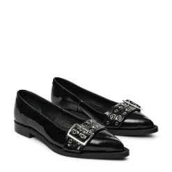 Saso Low Sko, Black Patent, 37