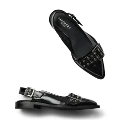 Saso Slingback Ballerinasko, Black Patent, 37