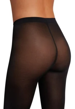 Satin Opaque 50 Strømpebukser, Sort, M
