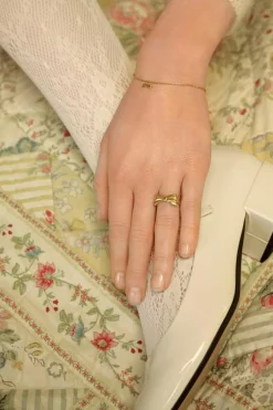 Satin Ring, Gold Plated, 55