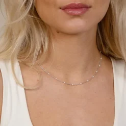 Scarlett Halskæde, Silver, 45 cm