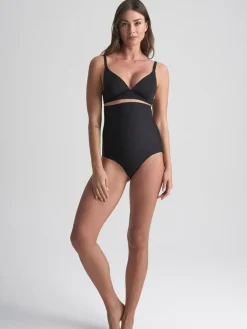 Sculpting High Waist Brief, Black, XXL