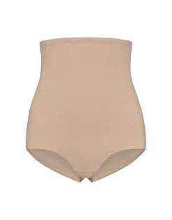 Sculpting High Waist Brief, Beige, XL