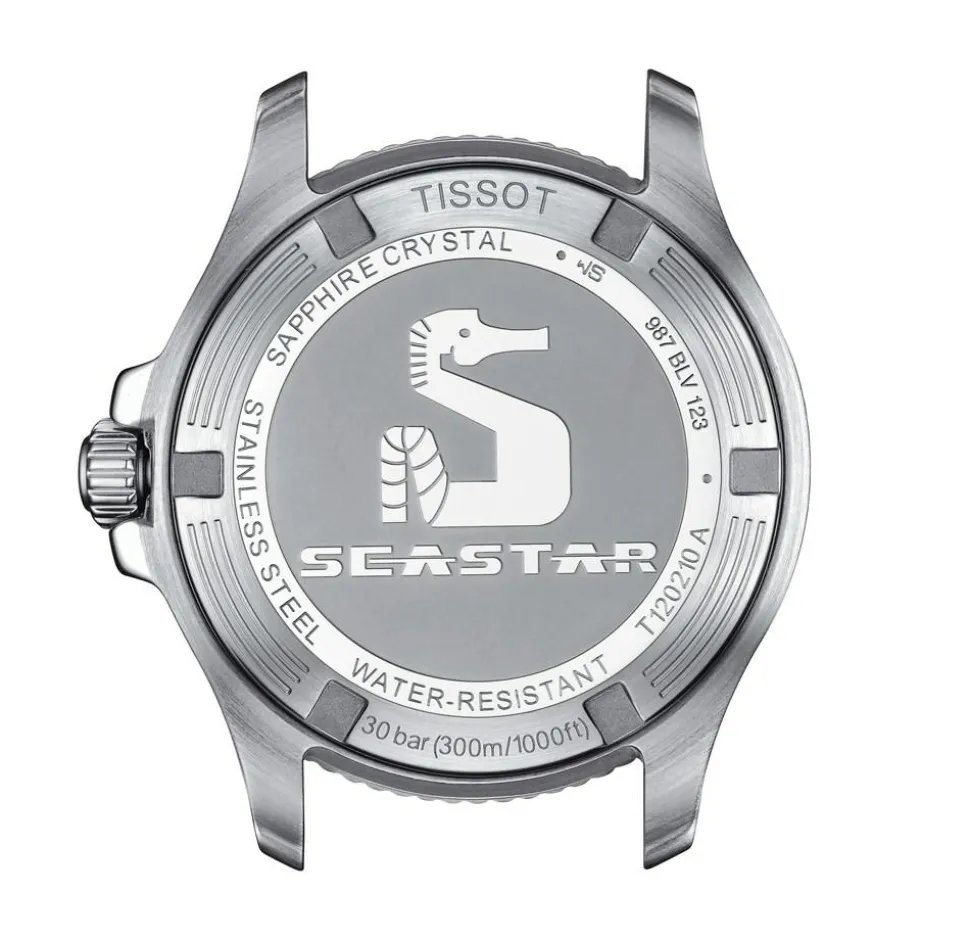 Seastar T120.210.21.051.00 Ur, Stål/Sort, 37 mm
