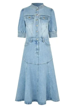 SelenaDEA Denimkjole, Light Blue, M