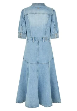 SelenaDEA Denimkjole, Light Blue, M