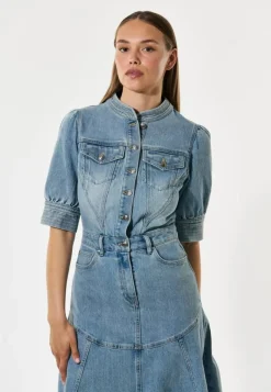 SelenaDEA Denimkjole, Light Blue, M