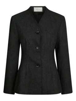 Senara Blazer, Dark Grey Melange, 38