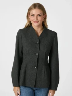 Senara Blazer, Dark Grey Melange, 38