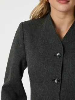 Senara Blazer, Dark Grey Melange, 38