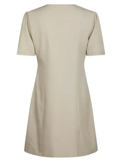 Sendita Eyelet Kjole, Sand, 42