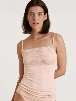 Sensual Secrets Top, Lace Parfait Pink, S
