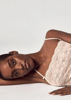 Sensual Secrets Top, Lace Parfait Pink, S