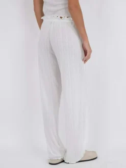 Serafina Pointelle Bukser, White, 42