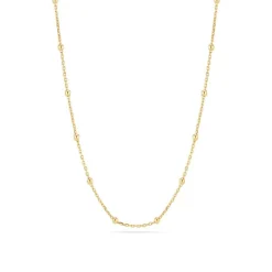 Sfere Halskæde, Gold Plated, 38+5 cm