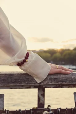 Shani Heart Armbånd, Gold Plated, 18 cm