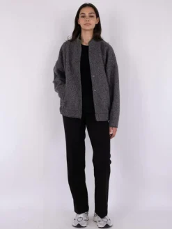 Sharon Bomber Jakke, Antracit, 36