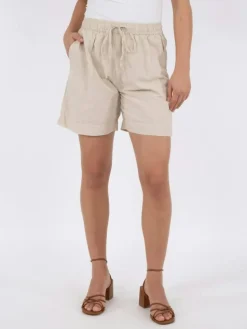 Shea Linen Shorts, Sand, 34