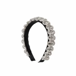 Shimmer Chain Hårbøjle, Silver