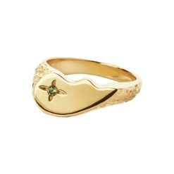Shiny BFF Sparkly Ring, Gold Plated, 52