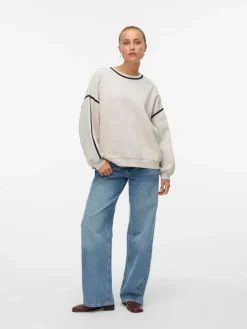 Shirley Sweatshirt, Pumice Stone, M