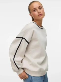 Shirley Sweatshirt, Pumice Stone, M