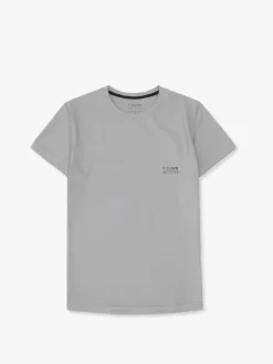 Short Sleeve Training T-shirt, Sharkskin, L