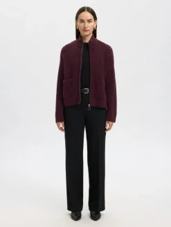 Sia Cardigan, Fig Melange, XL