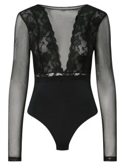 Sicca Bodystocking, Black, M