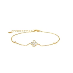 Signe Armbånd, Gold Plated, 17+3 cm