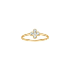 Signe Ring, Gold Plated, 58