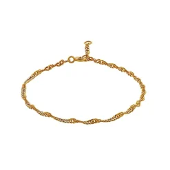 Sigrid Armbånd, Guld, 17,5 cm