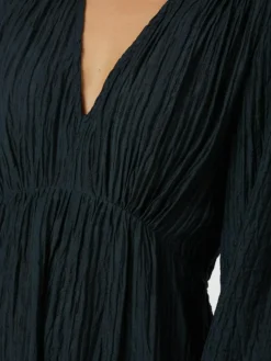 Silfi Crepe Kjole, Navy, 38