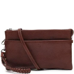 Silja Clutch, Walnut