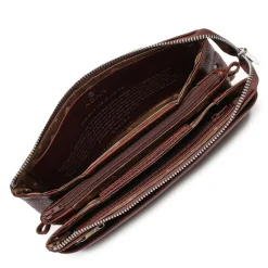 Silja Clutch, Walnut