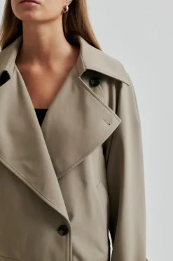 Silvie Trench Jakke, Fallen Rock, XL