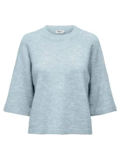 Simoni Striktrøje, Cashmere Blue, M