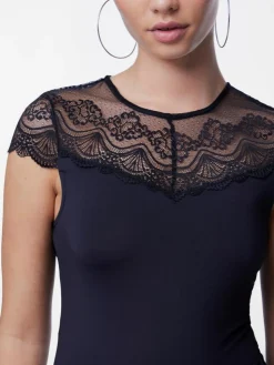 Sinna Bodystocking, Black, L