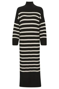 SlenaIW Strikkjole, Black, XS