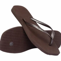 Slim Square Sandaler, Dark Brown, 39/40