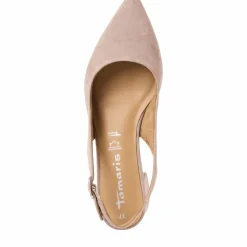 Slingback Pumps, Taupe, 41