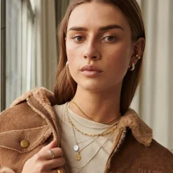 Small Panzer Choker, Silver, 42 cm